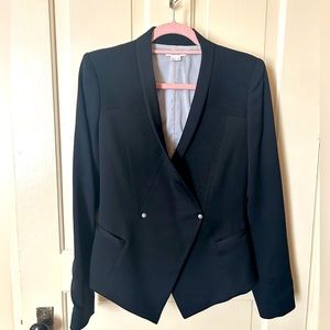 Helmut Lang smoking wool textured jacket blazer. Textured wool designer jacket 6